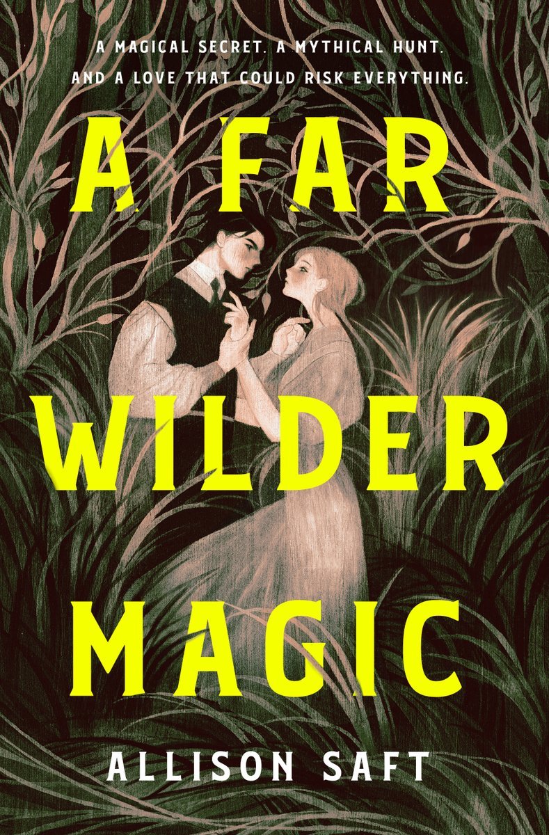 A Far Wilder Magic by Allison Saft - “In A Far Wilder Magic, Allison Saft has written an achingly tender love story set against a deadly hunt in an atmospheric, rich fantasy world that will sweep you away.”Find it on Goodreads